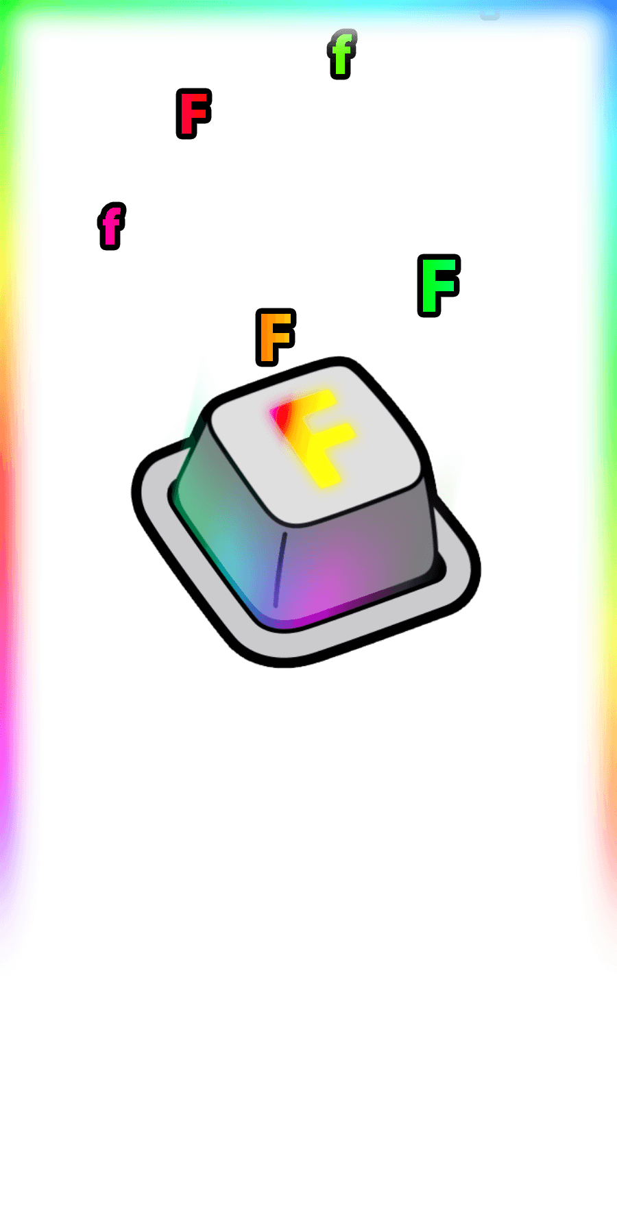 F in Chat (White)