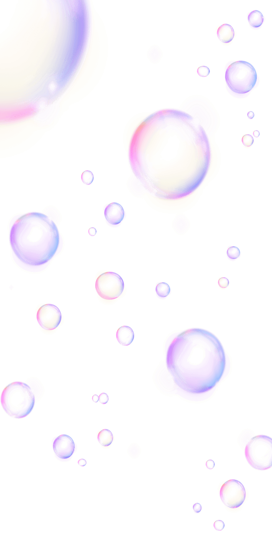 Lots of bubbles